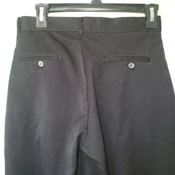 Van Heusen Black Dress Slacks Boys 16R Flat Front Stretch School Uniform Pants - Picture 9 of 14